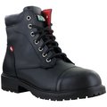 Mellow Walk Safety Size 8 Womens Combat Boot Steel Work Boot 429139BLK080